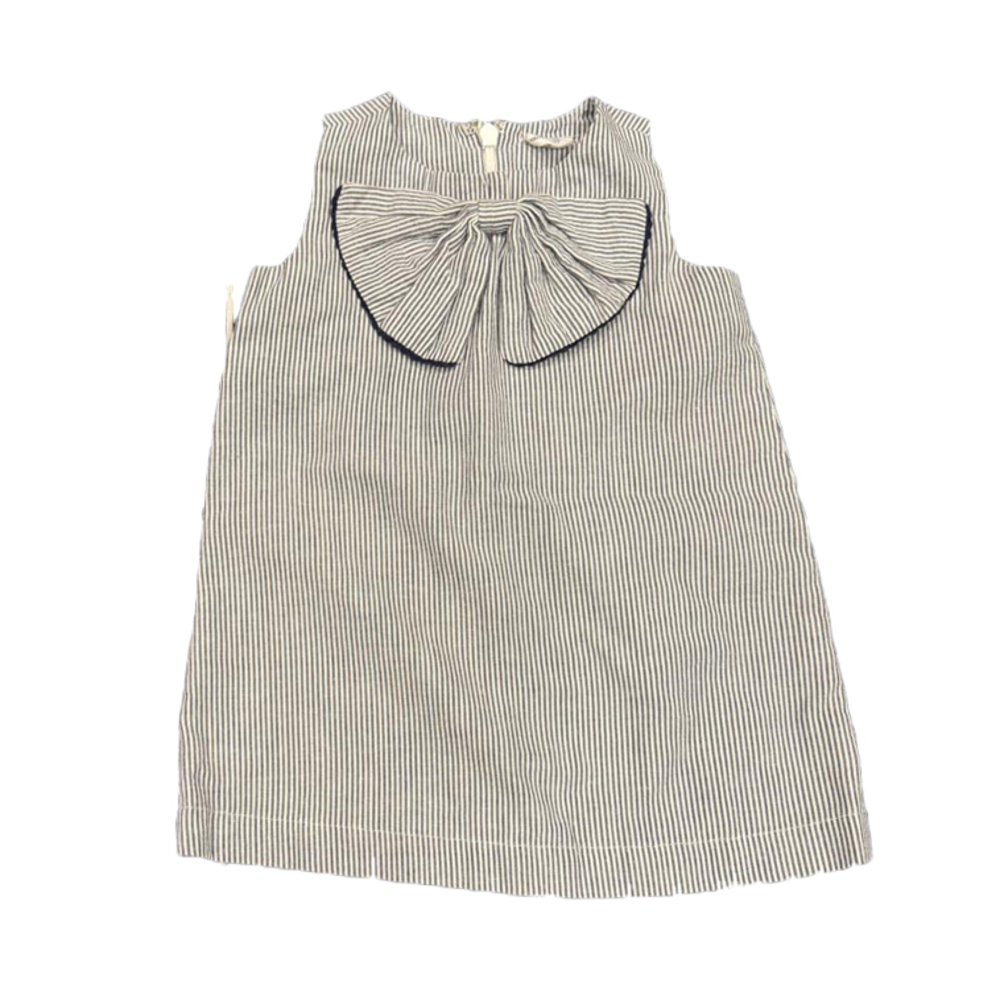 Egg Girls Blue Stripe Dress size: 12 Months